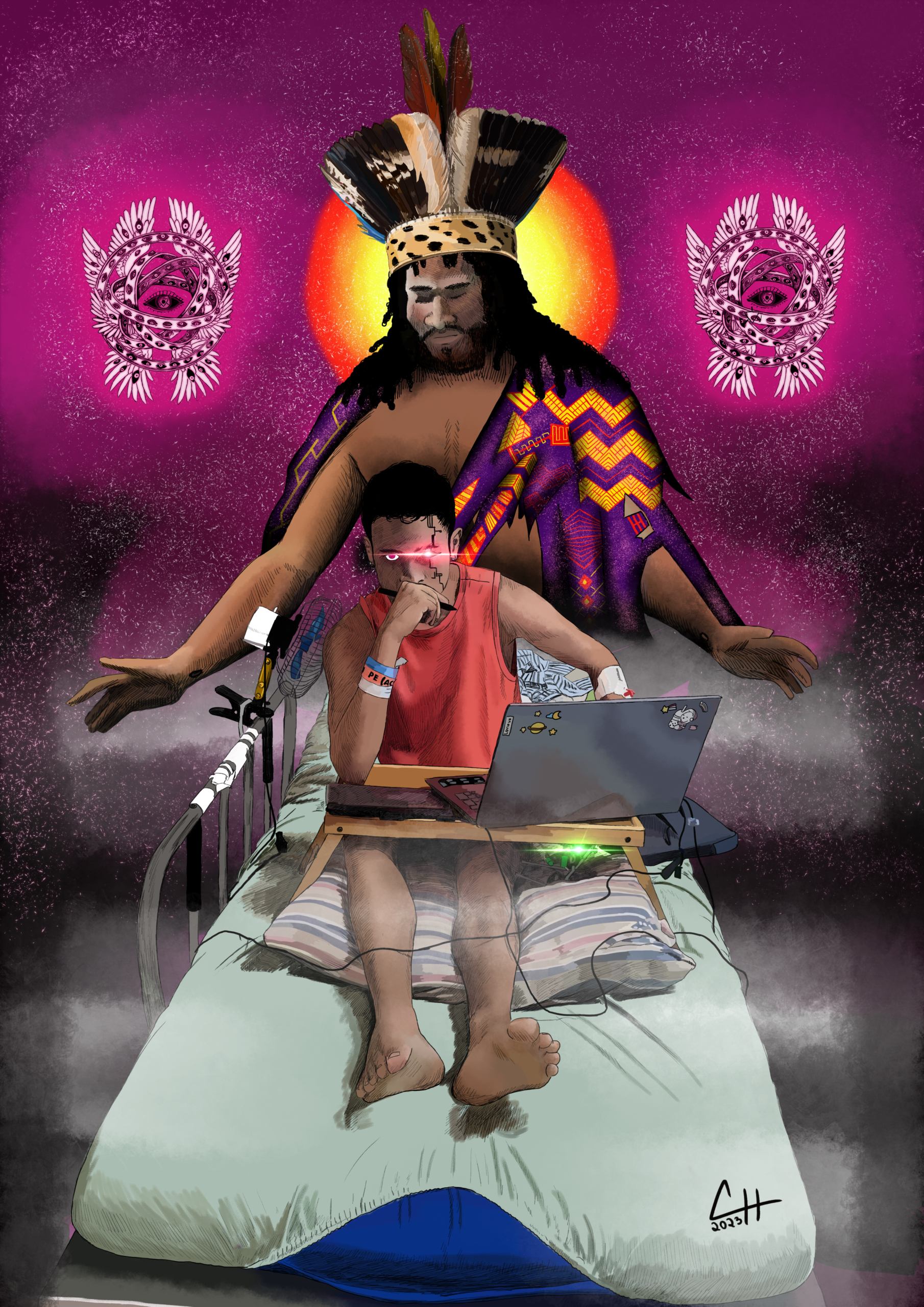 Que Cristo me ajude nesta internação